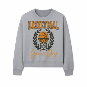 Basketball Game Day T-Shirt | Sporty Athleisure Apparel | Perfect for Fans and Players | Trendy Athletic Wear - Sweatshirt 1758186576970.jpg