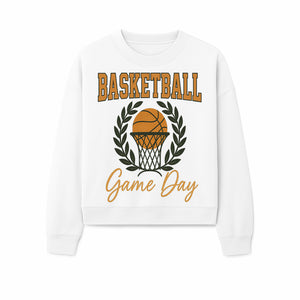 Basketball Game Day T-Shirt | Sporty Athleisure Apparel | Perfect for Fans and Players | Trendy Athletic Wear - Sweatshirt 1758186577140.jpg