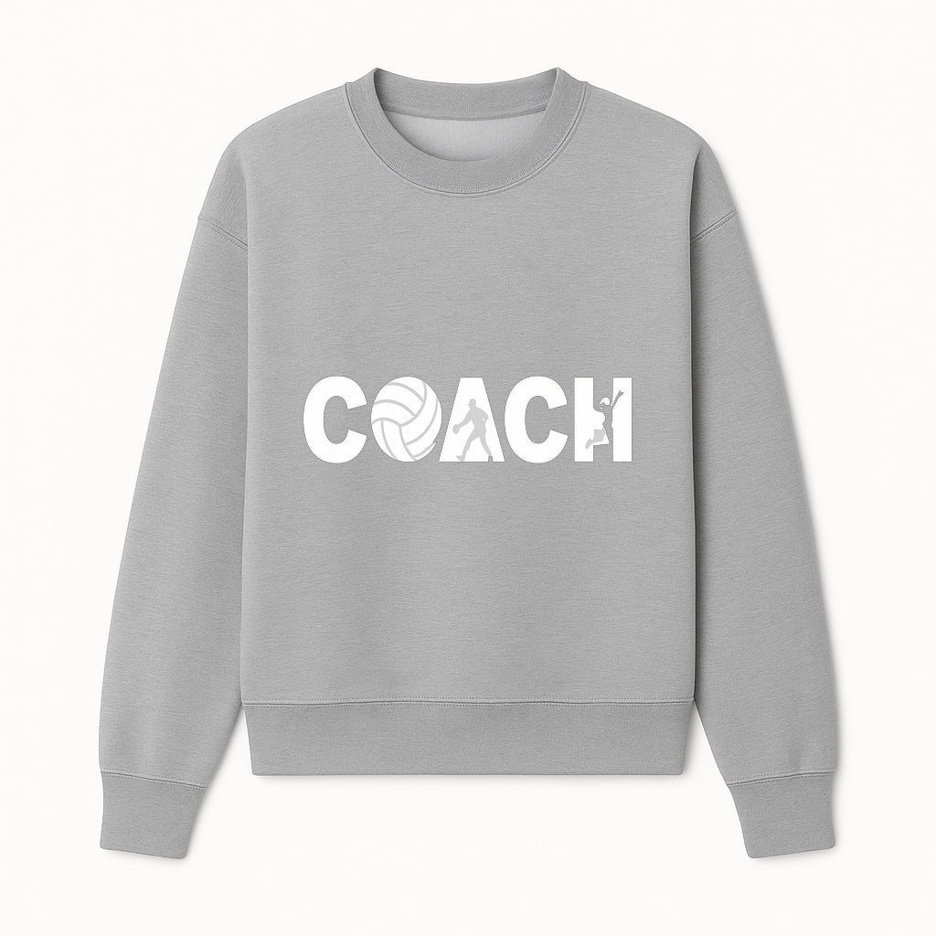 Coach Wall Art Decal - Sports Theme with Volleyball, Basketball, & Athletes - Perfect for Coaching or Sports Room D cor - Sweatshirt 1758186577362.jpg