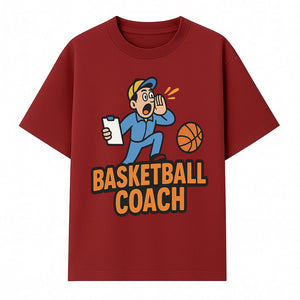 Basketball Coach Graphic Tee - Sports Team Apparel, Funny Coaching Design, Men's Women's Casual Wear, Gift for Coaches, Fans - T-shirt 1758186581723.jpg