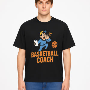 Basketball Coach Graphic Tee - Sports Team Apparel, Funny Coaching Design, Men's Women's Casual Wear, Gift for Coaches, Fans - T-shirt 1758186583396.jpg