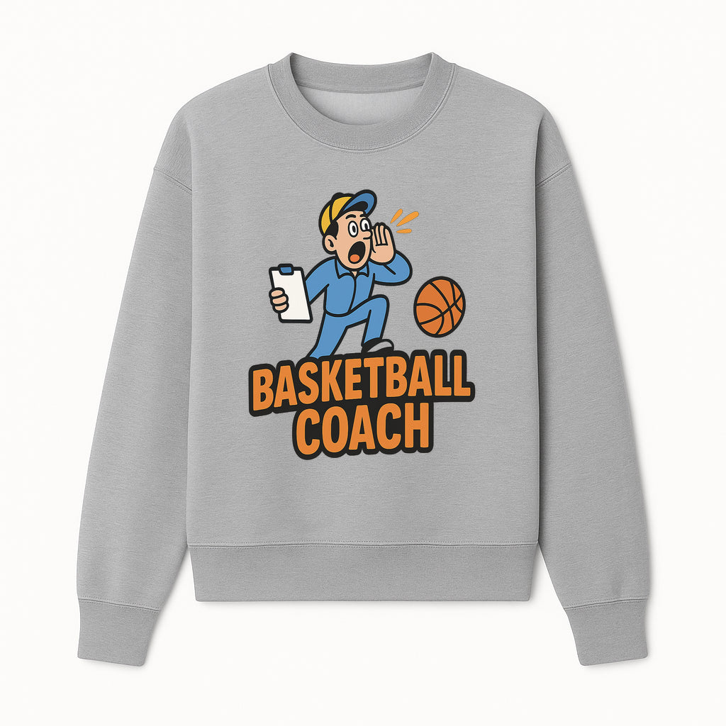 Basketball Coach Graphic Tee - Sports Team Apparel, Funny Coaching Design, Men's Women's Casual Wear, Gift for Coaches, Fans - Sweatshirt 1758186583763.jpg