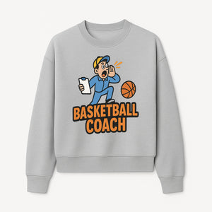 Basketball Coach Graphic Tee - Sports Team Apparel, Funny Coaching Design, Men's Women's Casual Wear, Gift for Coaches, Fans - Sweatshirt 1758186584343.jpg