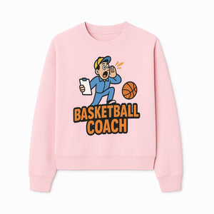 Basketball Coach Graphic Tee - Sports Team Apparel, Funny Coaching Design, Men's Women's Casual Wear, Gift for Coaches, Fans - Sweatshirt 1758186584644.jpg