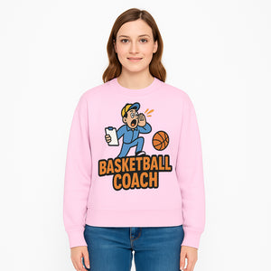 Basketball Coach Graphic Tee - Sports Team Apparel, Funny Coaching Design, Men's Women's Casual Wear, Gift for Coaches, Fans - Sweatshirt 1758186586621.jpg