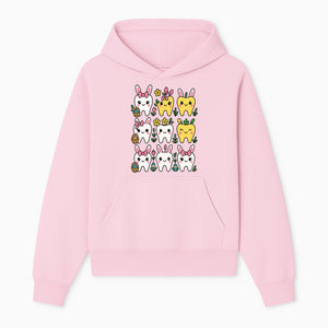 Cute Bunny Teeth Stickers | Easter Tooth Decor | Kawaii Dental Art for Kids | Fun Spring Decorations | Whimsical Tooth and Flower Designs - Hoodie 1758250135126.jpg