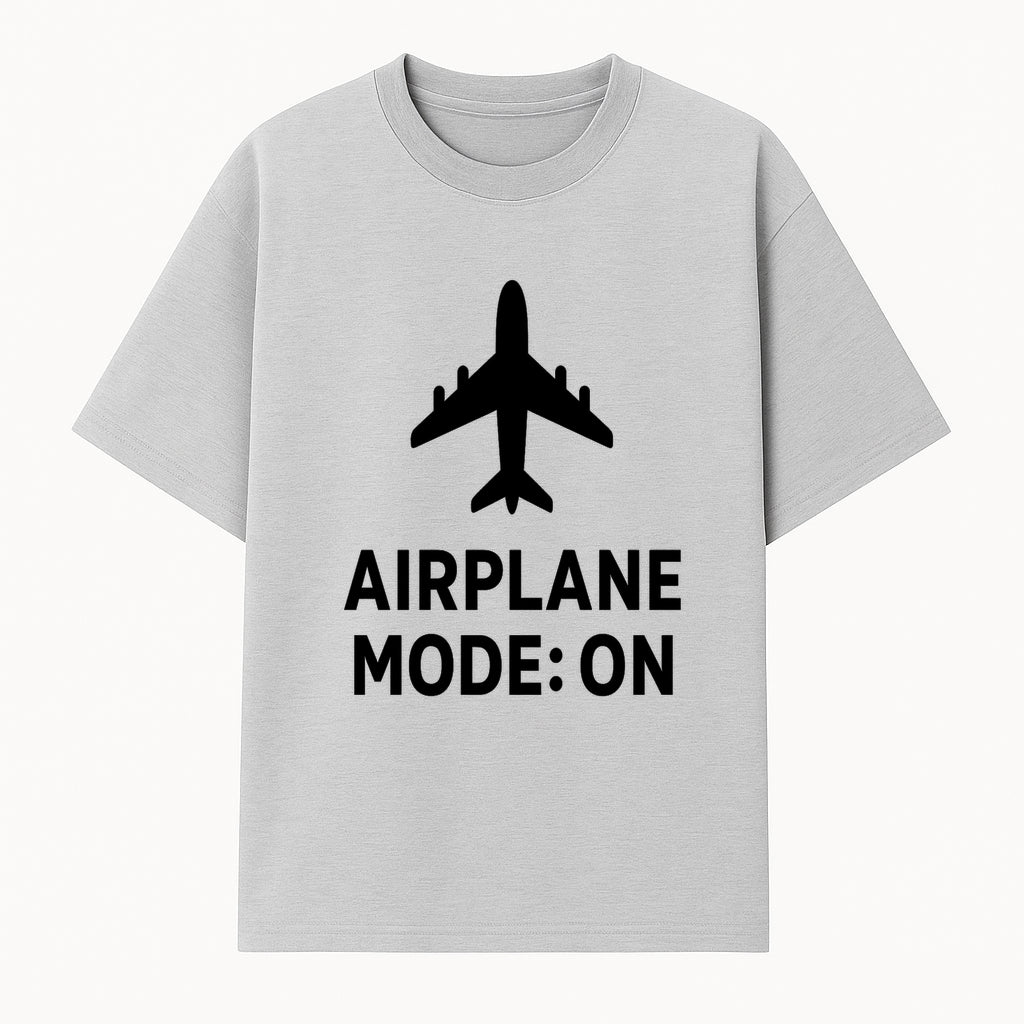 Airplane Mode On Graphic Tee, Travel Shirt, Aviation Lover Gift, Cool Airplane Design, Casual Outfit, Unisex Apparel - T-shirt 1758254648979.jpg