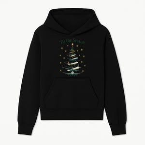 'Tis the Season Airplane Christmas Tree Graphic Tee - Holiday Travel Shirt for Pilots and Aviation Enthusiasts - Hoodie 1758254650643.jpg