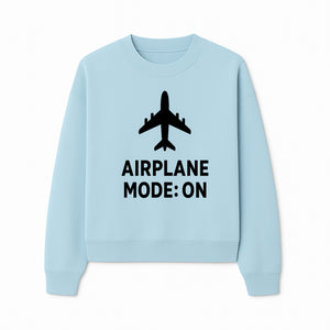 Airplane Mode On Graphic Tee, Travel Shirt, Aviation Lover Gift, Cool Airplane Design, Casual Outfit, Unisex Apparel - Sweatshirt 1758254653264.jpg