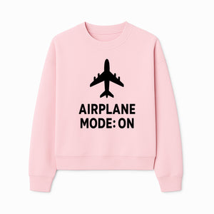 Airplane Mode On Graphic Tee, Travel Shirt, Aviation Lover Gift, Cool Airplane Design, Casual Outfit, Unisex Apparel - Sweatshirt 1758254653419.jpg