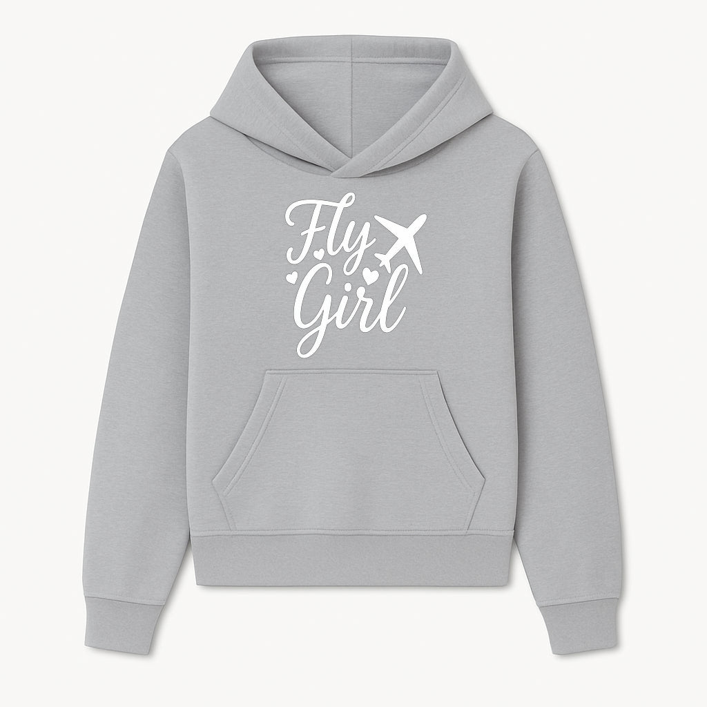 Fly Girl Airplane Wall Art - Travel Decor for Aviation Lovers, Vintage Inspired Home Decoration - Hoodie 1758254653445.jpg