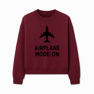 Airplane Mode On Graphic Tee, Travel Shirt, Aviation Lover Gift, Cool Airplane Design, Casual Outfit, Unisex Apparel - Sweatshirt 1758254653574.jpg