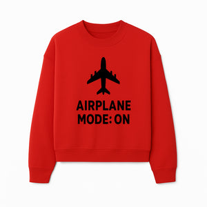 Airplane Mode On Graphic Tee, Travel Shirt, Aviation Lover Gift, Cool Airplane Design, Casual Outfit, Unisex Apparel - Sweatshirt 1758254653858.jpg