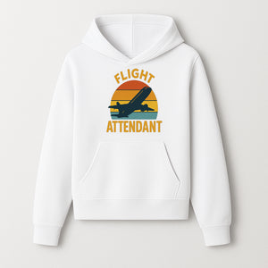 Vintage Flight Attendant Retro Airplane Sunset Graphic Tee | Travel Lover Gift | Airline Crew Apparel - Hoodie 1758254655735.jpg