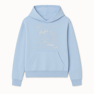 Flight Crew Design with Airplane and Ticket - Perfect for Plane Enthusiasts, Travel Lovers, and Flight Attendant Gifts - Hoodie 1758254660643.jpg
