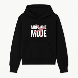Airplane Mode Graphic Tee, Travel Lover Shirt, Casual Wear, Unique Gift for Travelers, Plane Design, Fun Travel Apparel - Hoodie 1758254661044.jpg