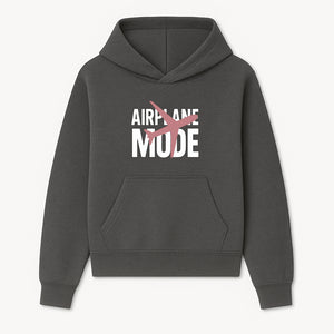 Airplane Mode Graphic Tee, Travel Lover Shirt, Casual Wear, Unique Gift for Travelers, Plane Design, Fun Travel Apparel - Hoodie 1758254661200.jpg