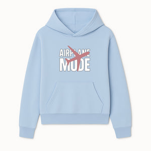 Airplane Mode Graphic Tee, Travel Lover Shirt, Casual Wear, Unique Gift for Travelers, Plane Design, Fun Travel Apparel - Hoodie 1758254661630.jpg