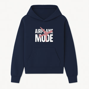 Airplane Mode Graphic Tee, Travel Lover Shirt, Casual Wear, Unique Gift for Travelers, Plane Design, Fun Travel Apparel - Hoodie 1758254662197.jpg