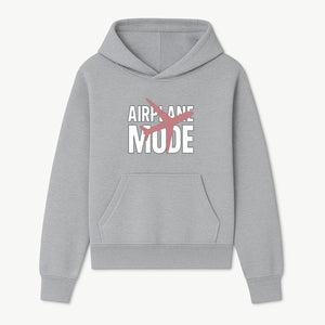 Airplane Mode Graphic Tee, Travel Lover Shirt, Casual Wear, Unique Gift for Travelers, Plane Design, Fun Travel Apparel - Hoodie 1758254662528.jpg