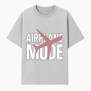 Airplane Mode Graphic Tee, Travel Lover Shirt, Casual Wear, Unique Gift for Travelers, Plane Design, Fun Travel Apparel - T-shirt 1758254664098.jpg