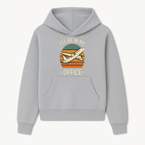 Airplane Office Humor T-Shirt - I'll Be In My Office - Travel Lover Gift - Retro Vintage Air Travel Design - Funny Work Tee - Hoodie 1758254664142.jpg