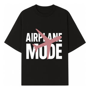 Airplane Mode Graphic Tee, Travel Lover Shirt, Casual Wear, Unique Gift for Travelers, Plane Design, Fun Travel Apparel - T-shirt 1758254664278.jpg
