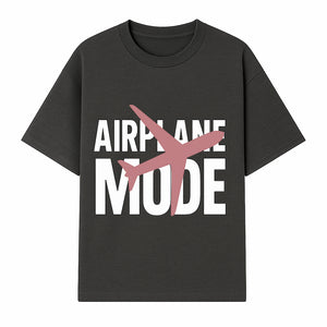 Airplane Mode Graphic Tee, Travel Lover Shirt, Casual Wear, Unique Gift for Travelers, Plane Design, Fun Travel Apparel - T-shirt 1758254664476.jpg