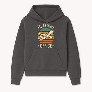 Airplane Office Humor T-Shirt - I'll Be In My Office - Travel Lover Gift - Retro Vintage Air Travel Design - Funny Work Tee - Hoodie 1758254664525.jpg