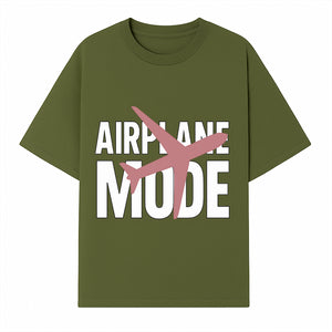Airplane Mode Graphic Tee, Travel Lover Shirt, Casual Wear, Unique Gift for Travelers, Plane Design, Fun Travel Apparel - T-shirt 1758254664646.jpg