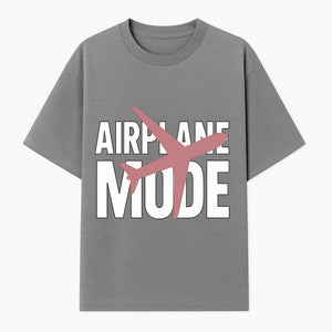 Airplane Mode Graphic Tee, Travel Lover Shirt, Casual Wear, Unique Gift for Travelers, Plane Design, Fun Travel Apparel - T-shirt 1758254664808.jpg