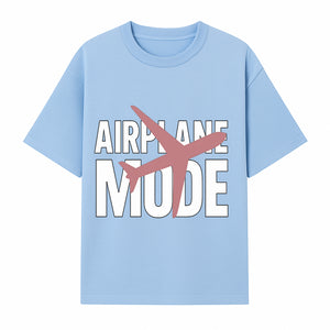 Airplane Mode Graphic Tee, Travel Lover Shirt, Casual Wear, Unique Gift for Travelers, Plane Design, Fun Travel Apparel - T-shirt 1758254664991.jpg