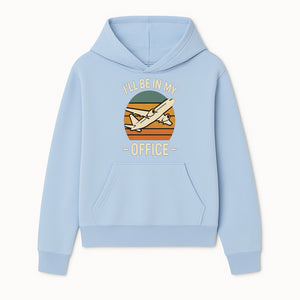 Airplane Office Humor T-Shirt - I'll Be In My Office - Travel Lover Gift - Retro Vintage Air Travel Design - Funny Work Tee - Hoodie 1758254665006.jpg