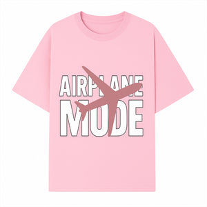 Airplane Mode Graphic Tee, Travel Lover Shirt, Casual Wear, Unique Gift for Travelers, Plane Design, Fun Travel Apparel - T-shirt 1758254665148.jpg