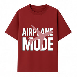 Airplane Mode Graphic Tee, Travel Lover Shirt, Casual Wear, Unique Gift for Travelers, Plane Design, Fun Travel Apparel - T-shirt 1758254665280.jpg