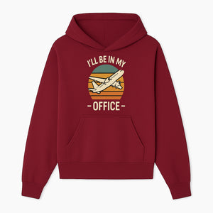 Airplane Office Humor T-Shirt - I'll Be In My Office - Travel Lover Gift - Retro Vintage Air Travel Design - Funny Work Tee - Hoodie 1758254665395.jpg