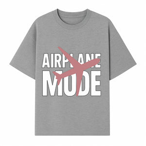 Airplane Mode Graphic Tee, Travel Lover Shirt, Casual Wear, Unique Gift for Travelers, Plane Design, Fun Travel Apparel - T-shirt 1758254665749.jpg
