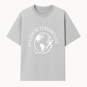  FlightAttendantLife T-Shirt | Travel Lover Gift | Airplane & Globe Design | Airline Crew Apparel | Jetsetter Clothing - T-shirt 1758254666600.jpg