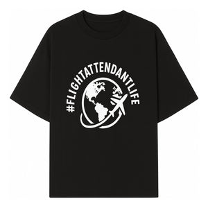  FlightAttendantLife T-Shirt | Travel Lover Gift | Airplane & Globe Design | Airline Crew Apparel | Jetsetter Clothing - T-shirt 1758254666733.jpg