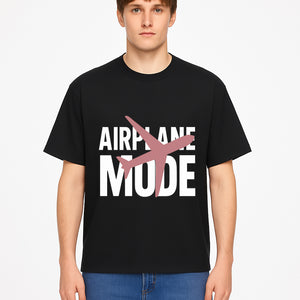 Airplane Mode Graphic Tee, Travel Lover Shirt, Casual Wear, Unique Gift for Travelers, Plane Design, Fun Travel Apparel - T-shirt 1758254667006.jpg