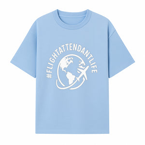  FlightAttendantLife T-Shirt | Travel Lover Gift | Airplane & Globe Design | Airline Crew Apparel | Jetsetter Clothing - T-shirt 1758254667396.jpg