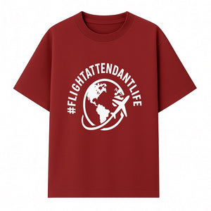  FlightAttendantLife T-Shirt | Travel Lover Gift | Airplane & Globe Design | Airline Crew Apparel | Jetsetter Clothing - T-shirt 1758254667706.jpg