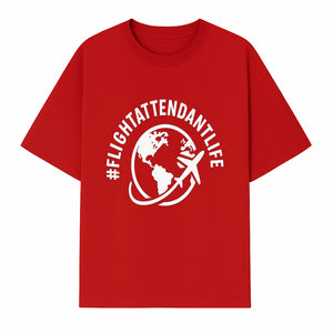  FlightAttendantLife T-Shirt | Travel Lover Gift | Airplane & Globe Design | Airline Crew Apparel | Jetsetter Clothing - T-shirt 1758254668017.jpg