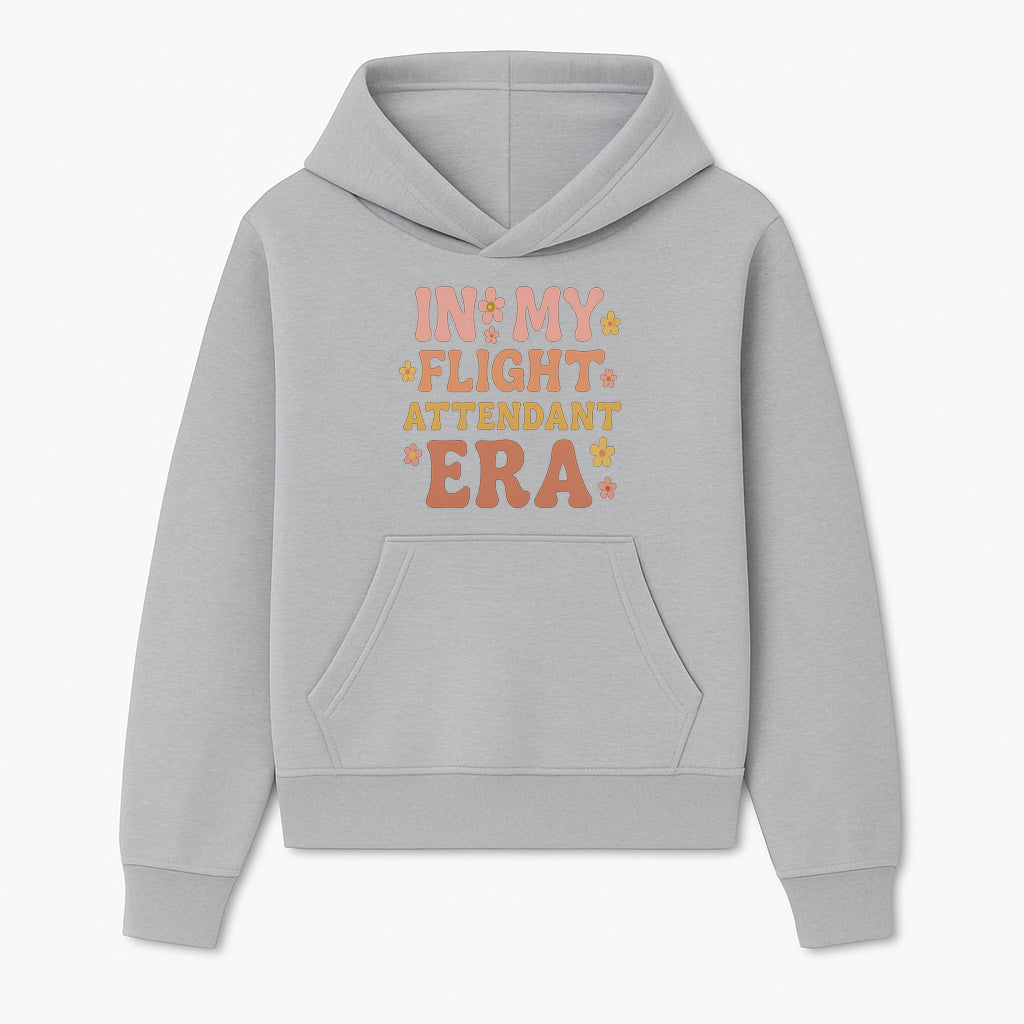 In My Flight Attendant Era T-Shirt - Vintage Floral Graphic Tee - Cute Aviation Travel Shirt for Women - Hoodie 1758254668557.jpg