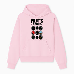 Pilot's Six Pack Gauge Design Printable Wall Art for Aviation Enthusiasts and Pilots, Flight Instruments Decor - Hoodie 1758254668828.jpg