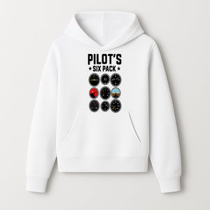 Pilot's Six Pack Gauge Design Printable Wall Art for Aviation Enthusiasts and Pilots, Flight Instruments Decor - Hoodie 1758254669692.jpg