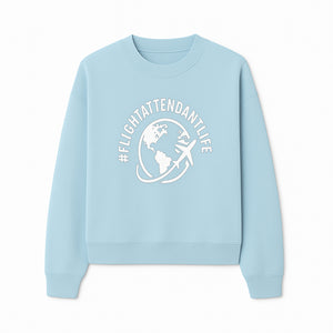  FlightAttendantLife T-Shirt | Travel Lover Gift | Airplane & Globe Design | Airline Crew Apparel | Jetsetter Clothing - Sweatshirt 1758254670792.jpg