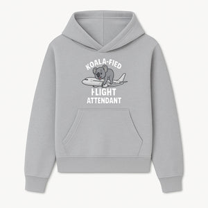 Koala-Fied Flight Attendant T-Shirt | Cute Aviation Animal Graphic Tee for Travelers & Flight Crew | Fun Gifts for Air Travel Lovers - Hoodie 1758254670886.jpg