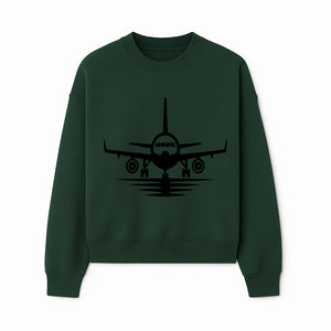 Vintage Airplane Art Print - Black and White Air Travel Wall Decor for Aviation Enthusiasts - Sweatshirt 1758254670934.jpg