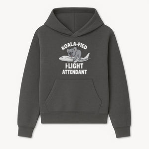 Koala-Fied Flight Attendant T-Shirt | Cute Aviation Animal Graphic Tee for Travelers & Flight Crew | Fun Gifts for Air Travel Lovers - Hoodie 1758254671184.jpg